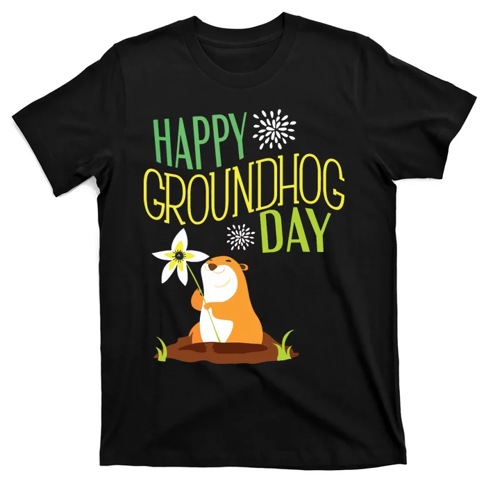 Groundhog Day 2024 Happy Ground Hog T-Shirt