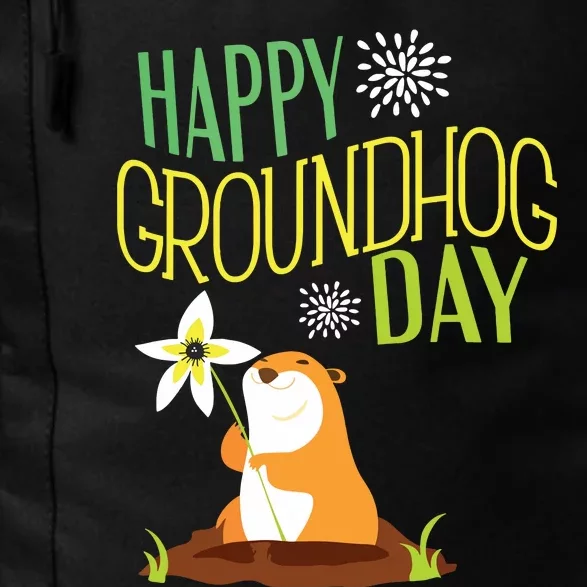 Groundhog Day 2024 Happy Ground Hog Daily Commute Backpack