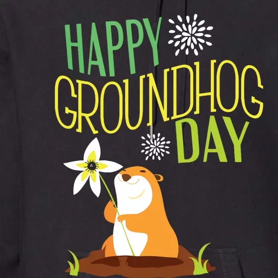 Groundhog Day 2024 Happy Ground Hog Premium Hoodie