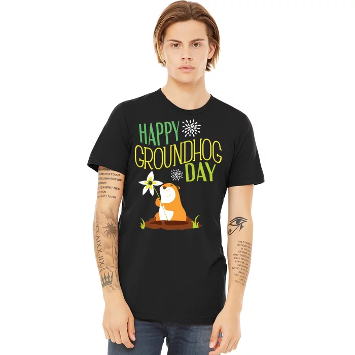 Groundhog Day 2024 Happy Ground Hog Premium T-Shirt