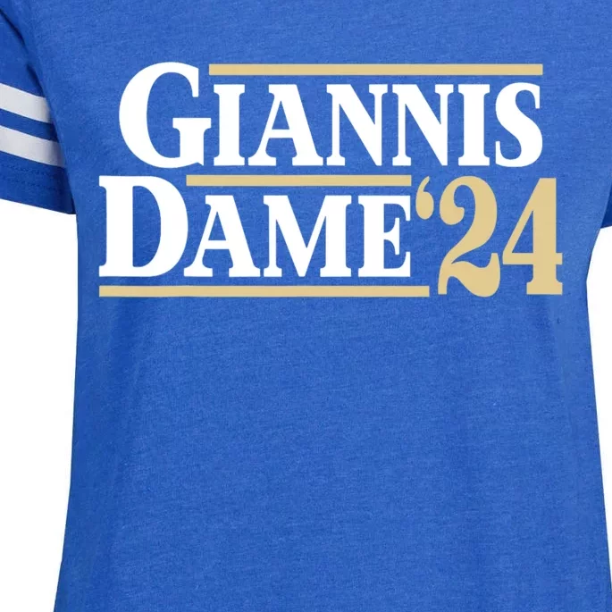 Giannis Dame 24 Enza Ladies Jersey Football T-Shirt