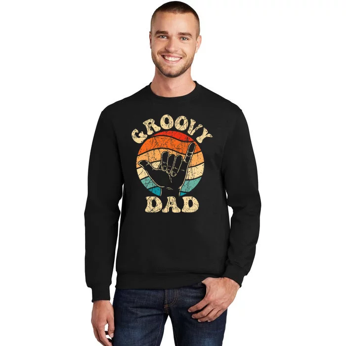 Groovy Dad 70s Aesthetic Nostalgia 1970's Dad Sweatshirt