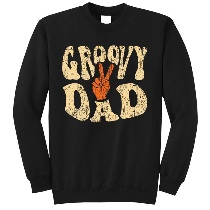 Groovy Dad 70s Aesthetic Nostalgia 1970S Sweatshirt