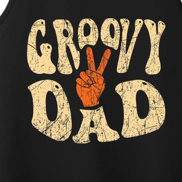 Groovy Dad 70s Aesthetic Nostalgia 1970S Performance Tank