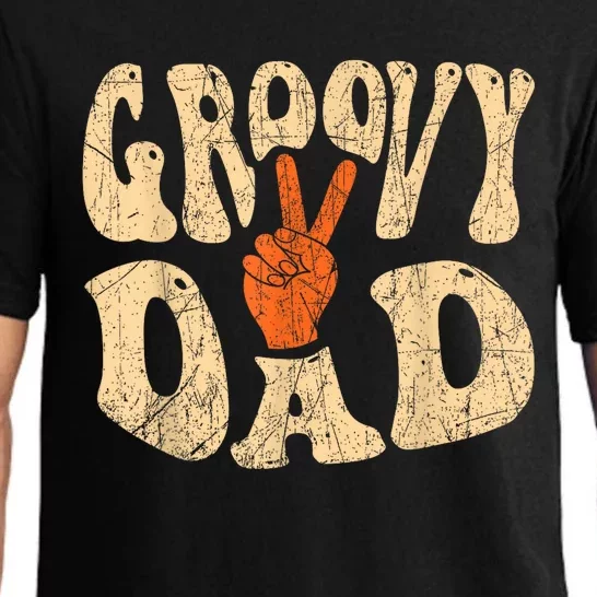 Groovy Dad 70s Aesthetic Nostalgia 1970S Retro Dad Pajama Set