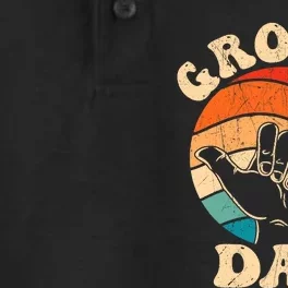 Groovy Dad 70s Aesthetic Nostalgia 1970S Retro Groovy Dad Dry Zone Grid Performance Polo