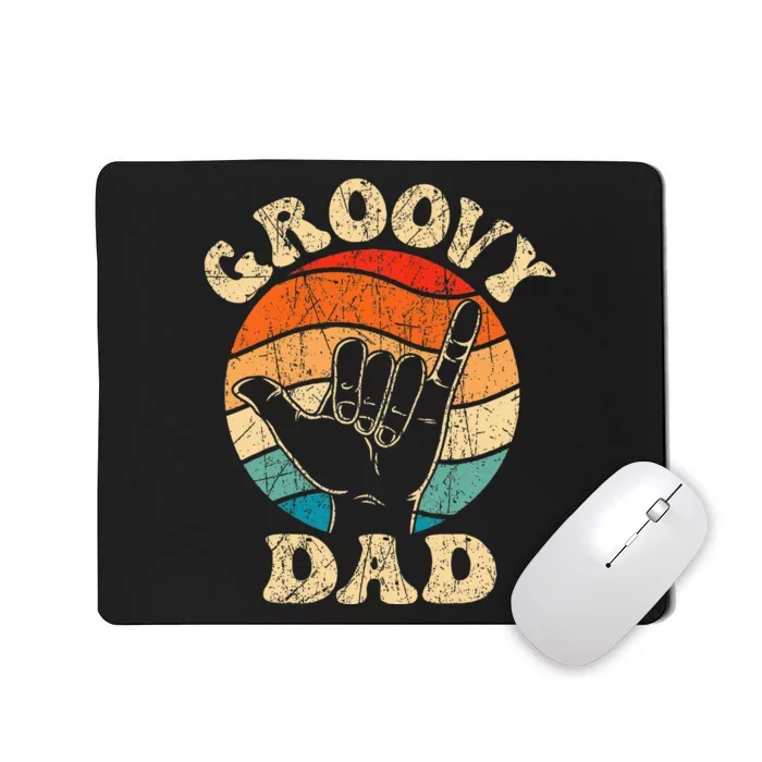 Groovy Dad 70s Aesthetic Nostalgia 1970S Mousepad