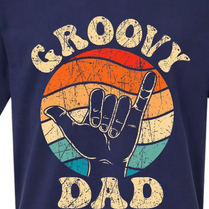 Groovy Dad 70s Aesthetic Nostalgia 1970S Sueded Cloud Jersey T-Shirt