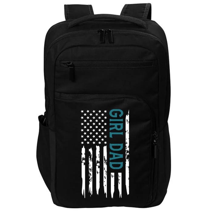 Girl Dad American Flag Impact Tech Backpack