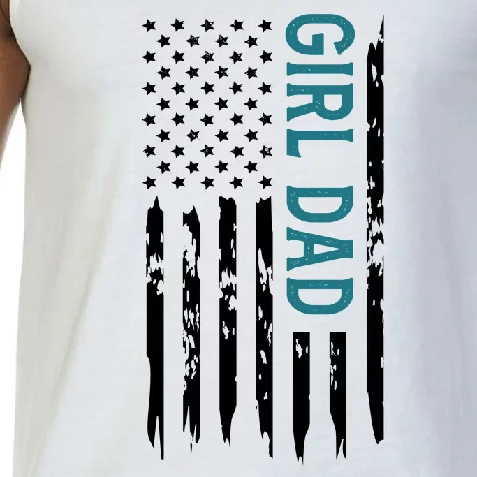 Girl Dad American Flag Comfort Colors® Tank Top