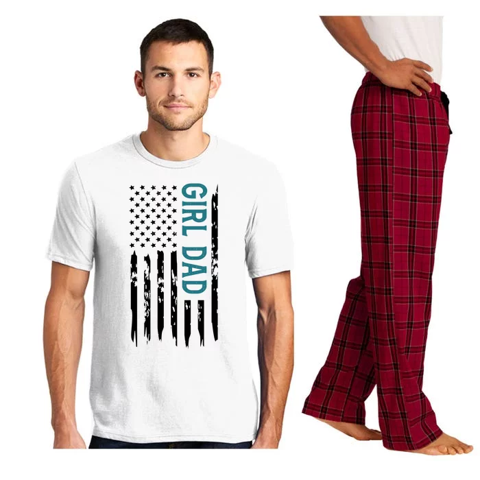 Girl Dad American Flag Pajama Set