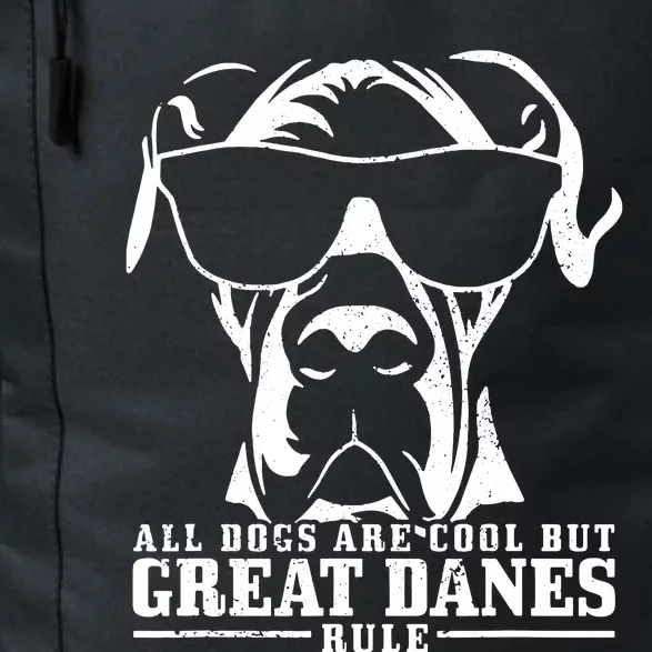 Great Dane All Dogs Are Cool Great Danes Rule Funny Daily Commute Backpack