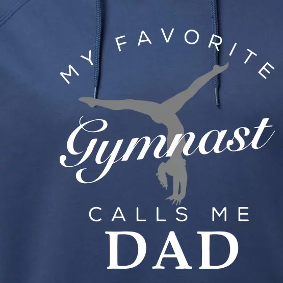 Gymnastics Dad And Daughter Shirts For Men Birth Day Performance Fleece Hoodie