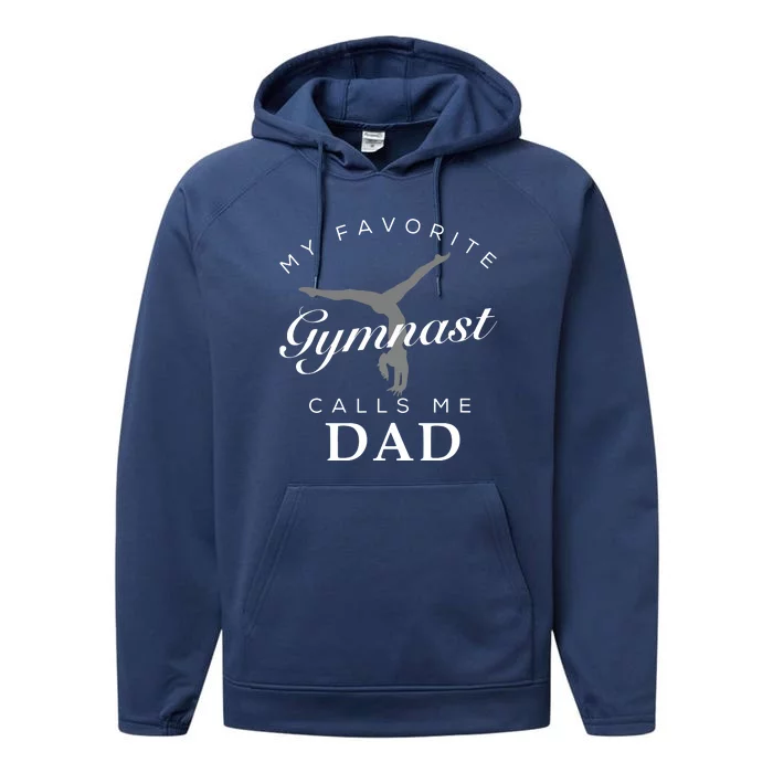 Gymnastics Dad And Daughter Shirts For Men Birth Day Performance Fleece Hoodie