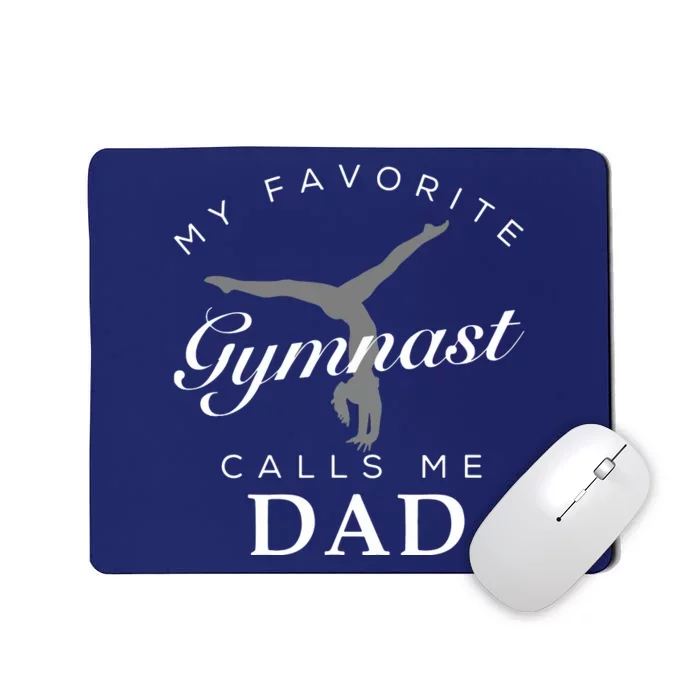 Gymnastics Dad And Daughter Shirts For Men Birth Day Mousepad