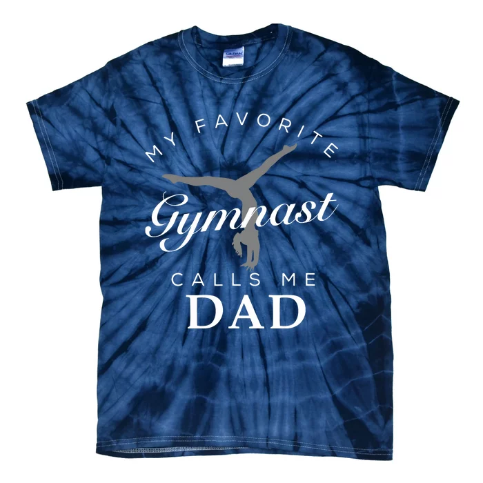 Gymnastics Dad And Daughter Shirts For Men Birth Day Tie-Dye T-Shirt