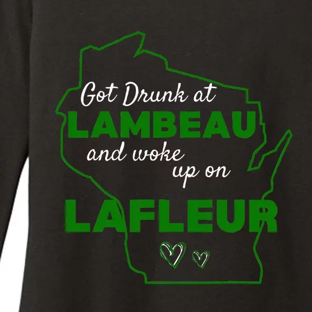 Got Drunk At Lambeau And Woke Up On Lafleur Fans Womens CVC Long Sleeve Shirt