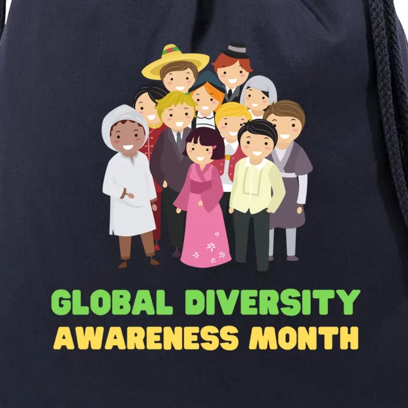 Global Diversity Awareness Month Meaningful Gift Drawstring Bag