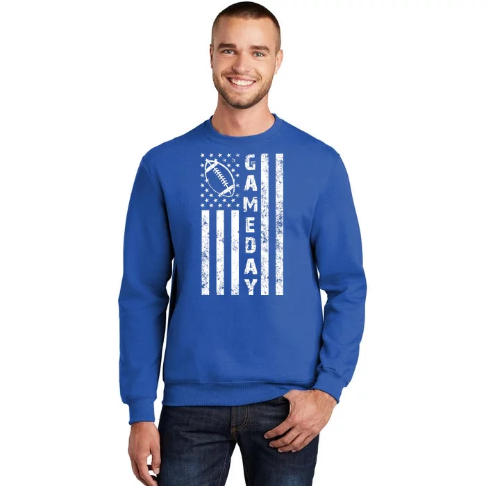 Game Day American Flag Football Lover Sweatshirt