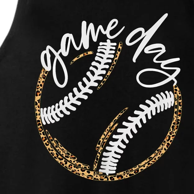 Game Day Baseball Baseball Life Softball Life For Mom Ladies Tri-Blend Wicking Tank