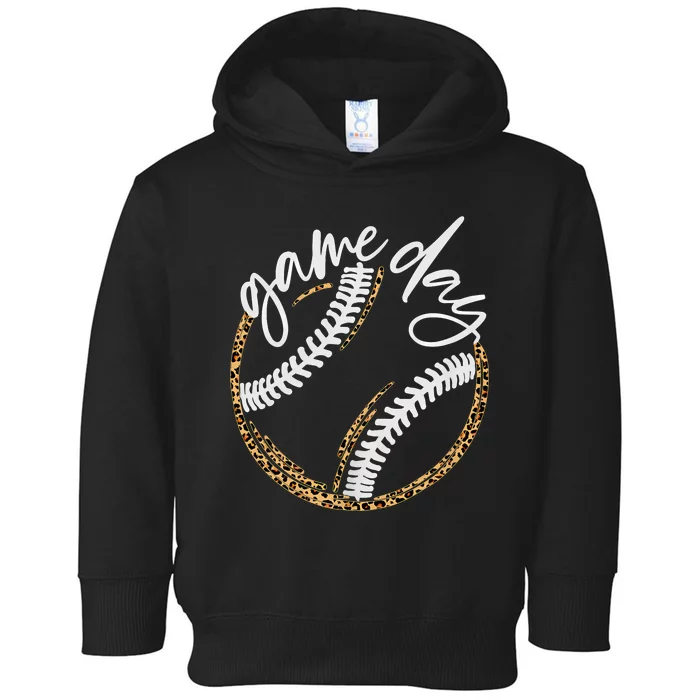 Game Day Baseball Baseball Life Softball Life For Mom Toddler Hoodie