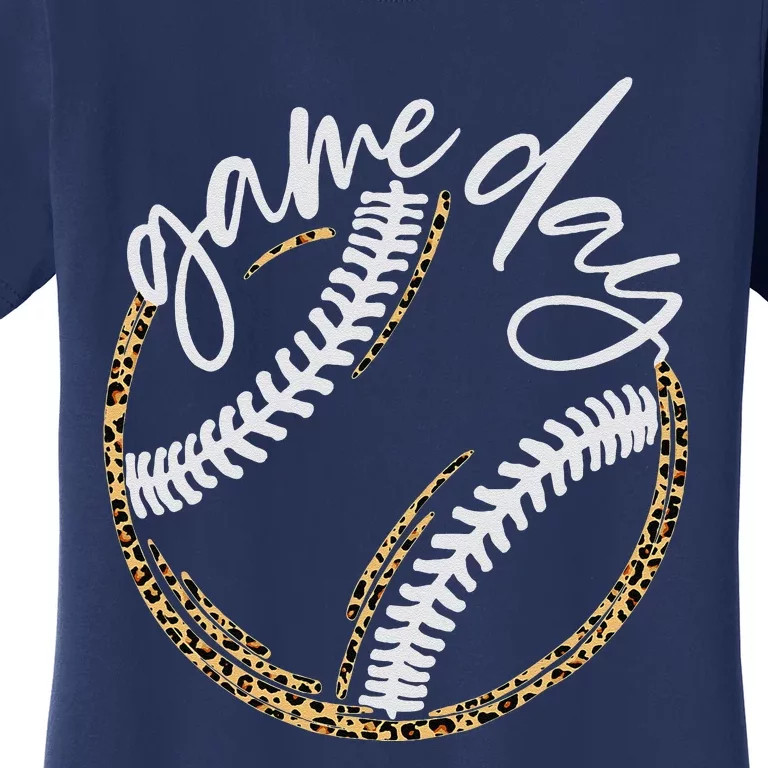 Game Day Baseball Baseball Life Softball Life For Mom Women's T-Shirt