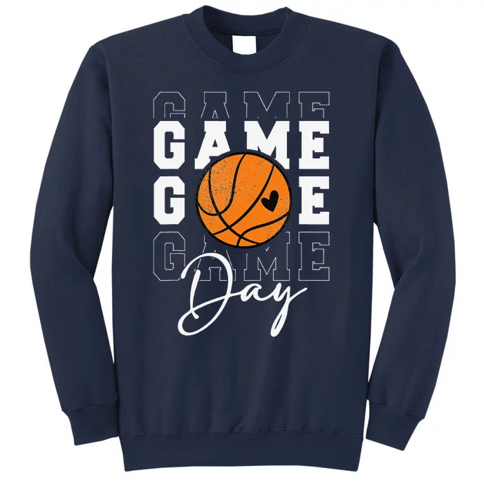 Game Day Basketball Boy Girl Basketball Mom Sweatshirt