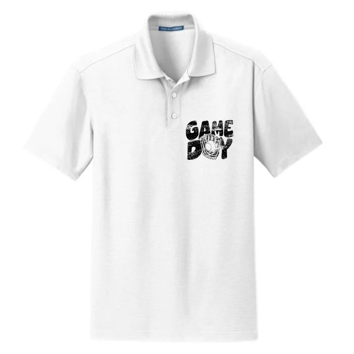 Game Day Baseball Happy Mothers Day Funny Gift Women Men Dry Zone Grid Performance Polo