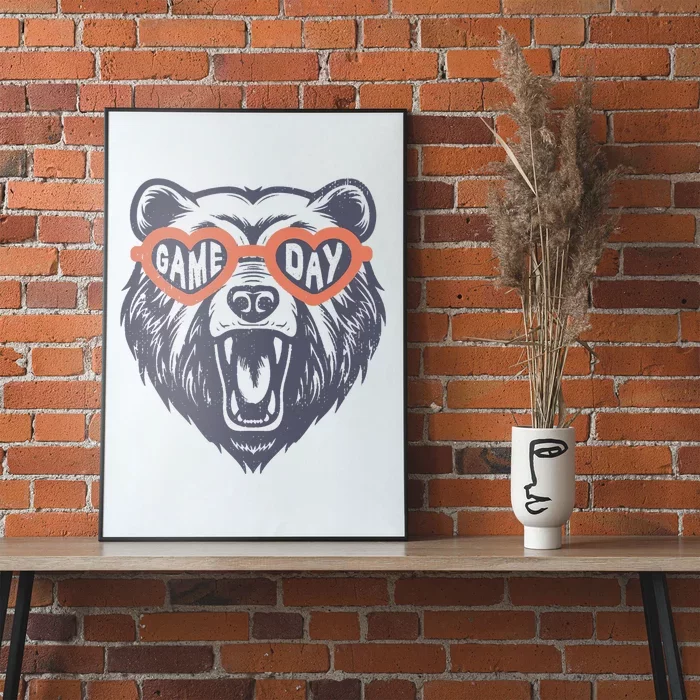 Game Day Bear Poster