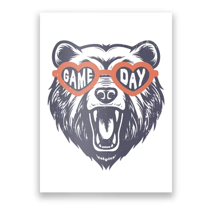 Game Day Bear Poster