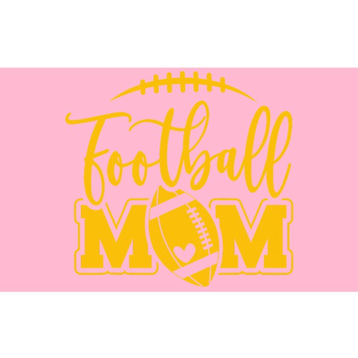 Game Day Blue And Yellow High School Football Football Mom Bumper Sticker