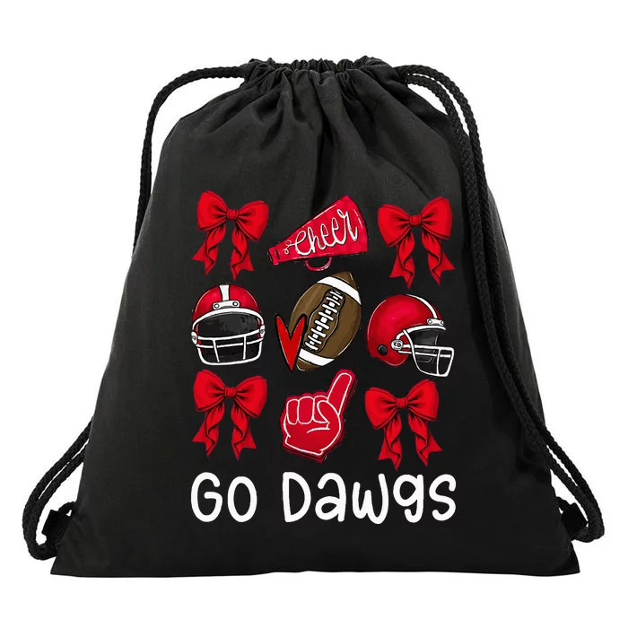 Go Dawg Bow Drawstring Bag