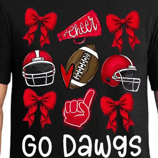 Go Dawg Bow Pajama Set