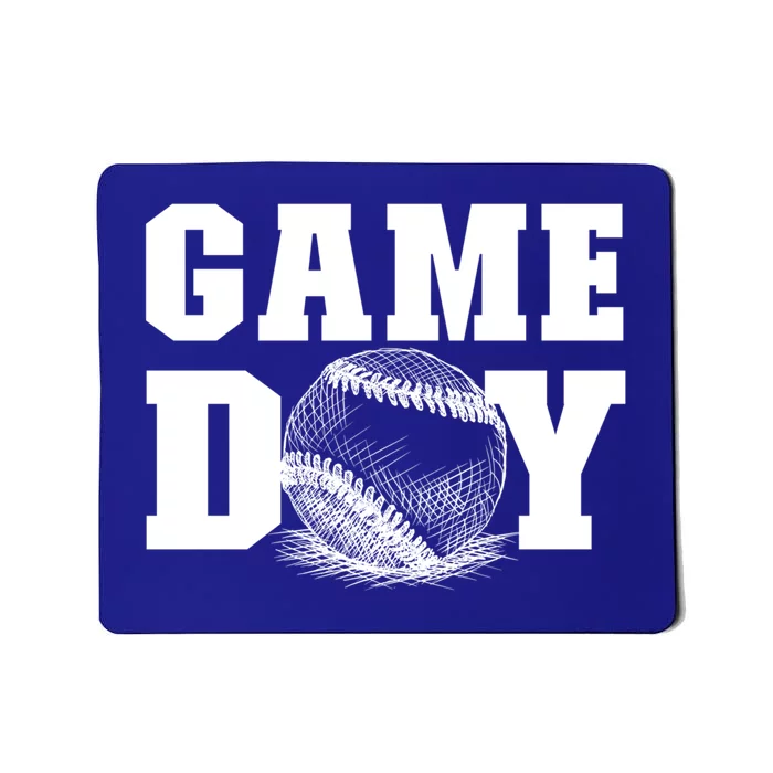 Game Day Baseball Funny Gift Mom Game Day Baseball Funny Gift Baseball Gift Mousepad