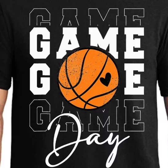 Game Day Basketball  For Basketball Mom Pajama Set