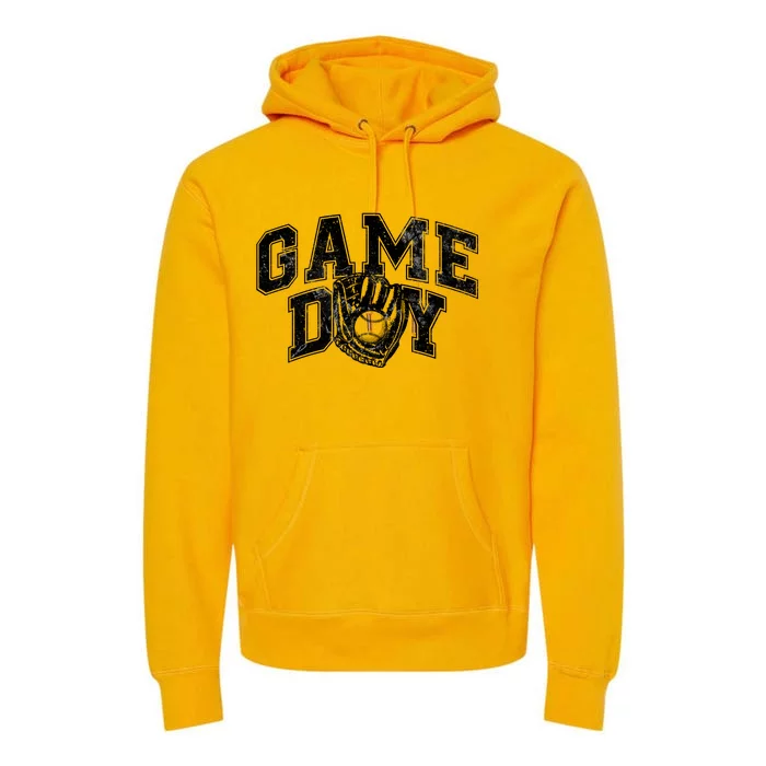 Game Day Baseball Life Softball Life For Mom Premium Hoodie