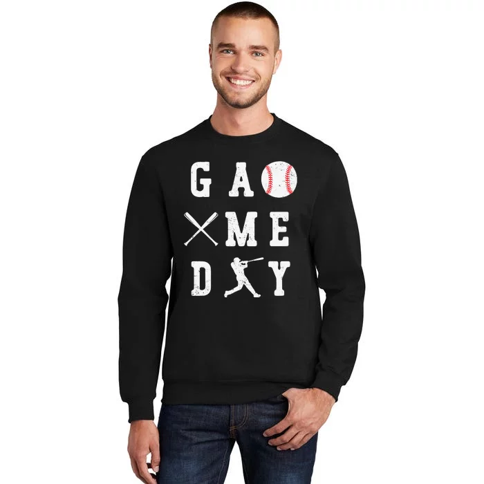 Game Day Baseball Vibes Tall Sweatshirt