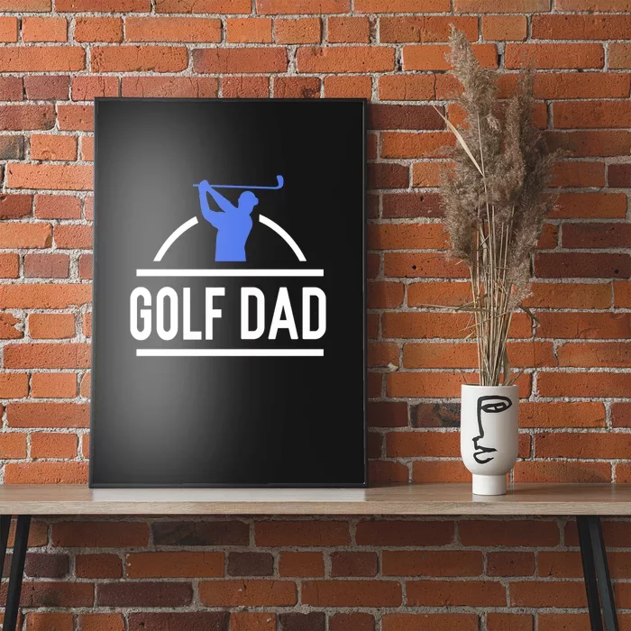 Golf Dad Best Dad By Par Gift For Dad Father's Day Poster