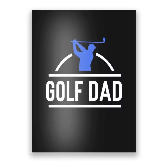 Golf Dad Best Dad By Par Gift For Dad Father's Day Poster