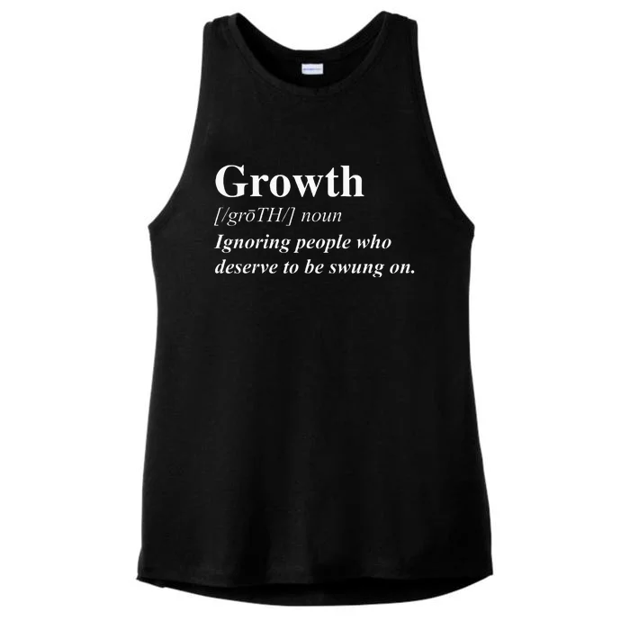 Growth Definition Black Queen Black Boss Woman Girl Boss Ladies Tri-Blend Wicking Tank