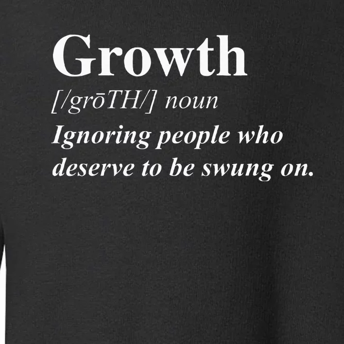 Growth Definition Black Queen Black Boss Woman Girl Boss Toddler Sweatshirt