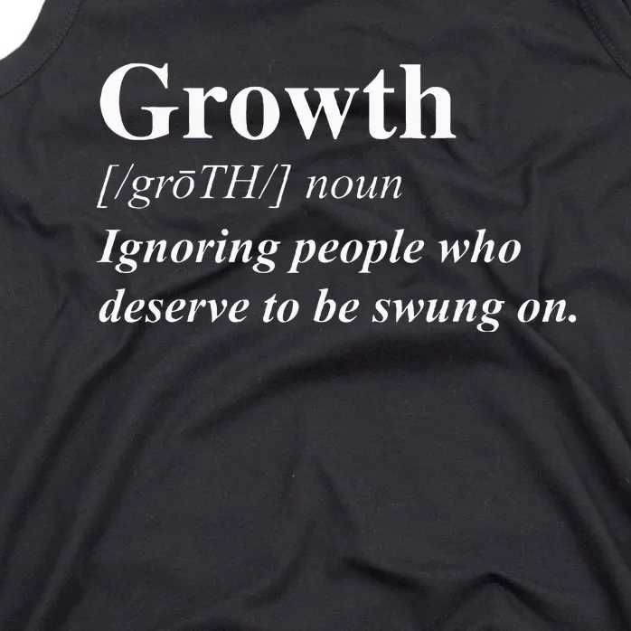 Growth Definition Black Queen Black Boss Woman Girl Boss Tank Top