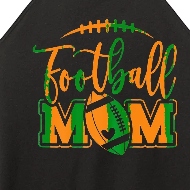 Game Day Black And Orange High School Football Football Mom Women’s Perfect Tri Rocker Tank