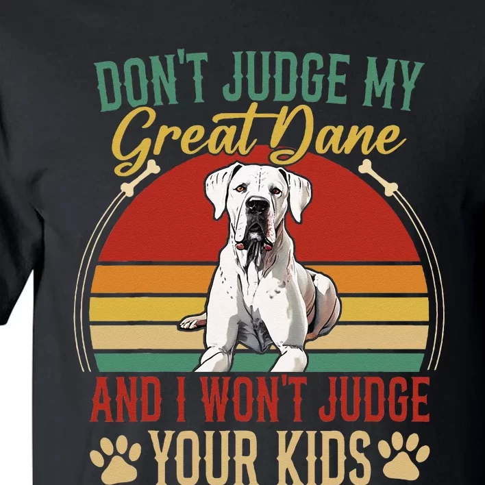 Great Dane Breeders Gentle Dog Fur Parent German Mastiff Tall T-Shirt