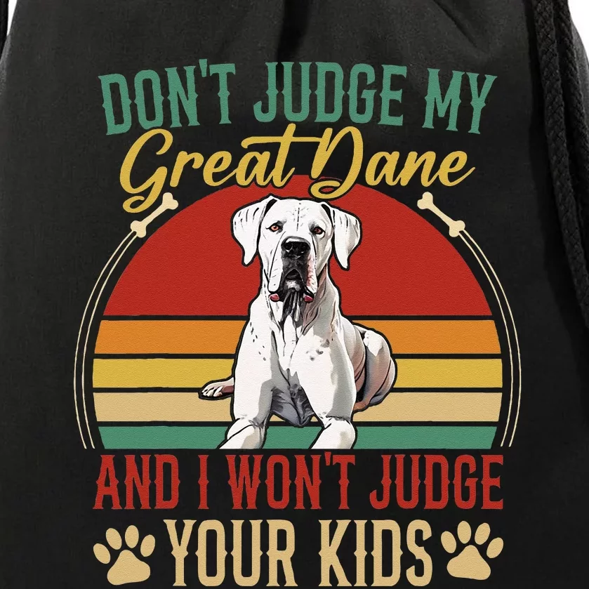 Great Dane Breeders Gentle Dog Fur Parent German Mastiff Drawstring Bag