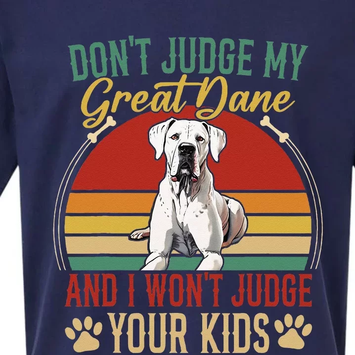 Great Dane Breeders Gentle Dog Fur Parent German Mastiff Sueded Cloud Jersey T-Shirt