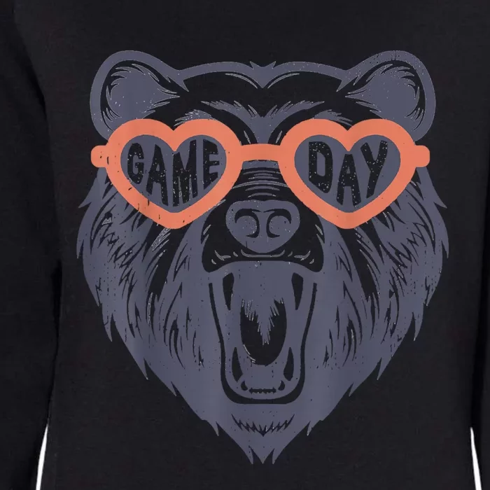 Game Day Bear Womens California Wash Sweatshirt