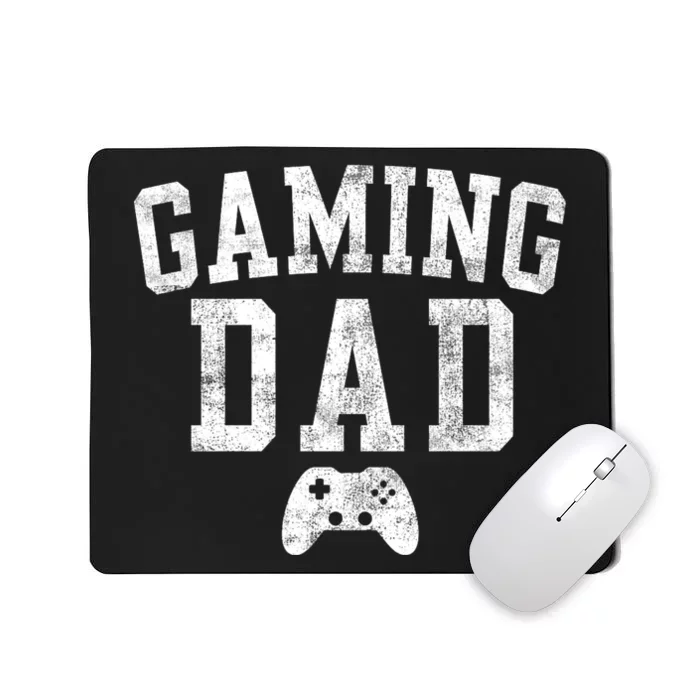 Gaming Dad Birthday Classic Bold Font Gaming Daddy Mousepad