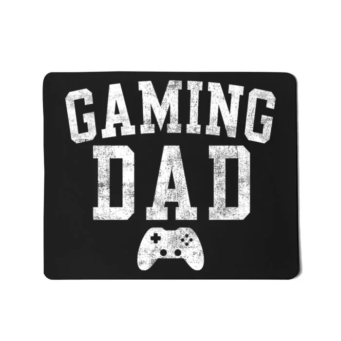 Gaming Dad Birthday Classic Bold Font Gaming Daddy Mousepad