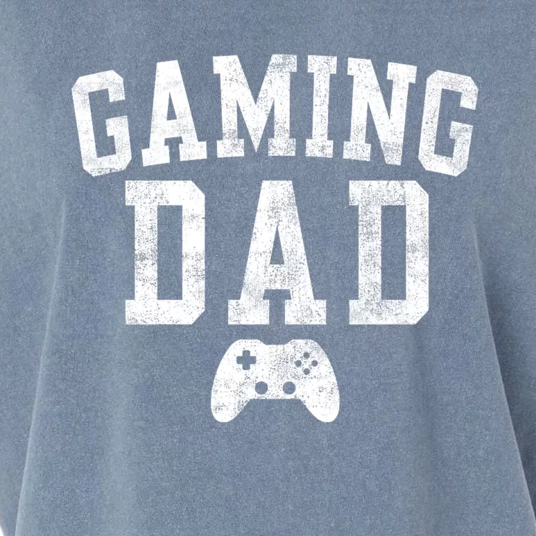 Gaming Dad Birthday Classic Bold Font Gaming Daddy Garment-Dyed Women's Muscle Tee